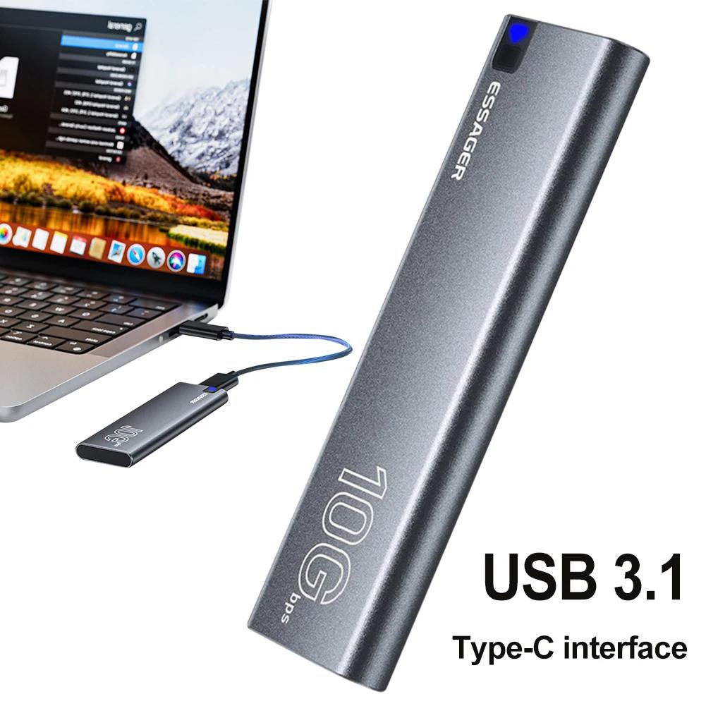  ϵ ̺ ڽ, M.2 SATA NVMe SSD ̽, 10Gbps ӵ, USB 3.2 C Ÿ, ִ 4TB ָ Ʈ ̺ Ŭ